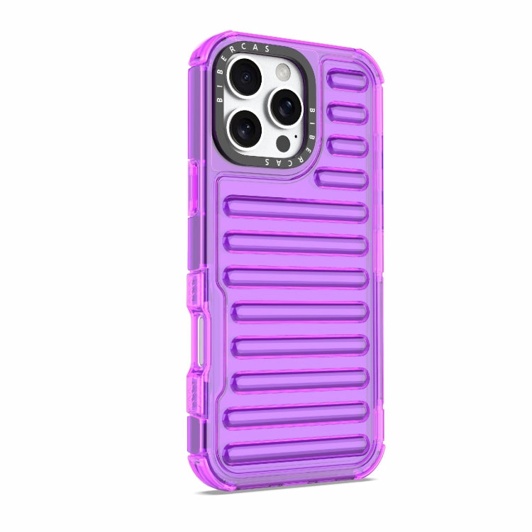 For iPhone 16 Pro Max High Transparency TPU Hybrid PC Airbag Phone Case