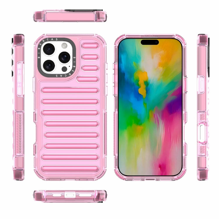 For iPhone 16 Pro Max High Transparency TPU Hybrid PC Airbag Phone Case