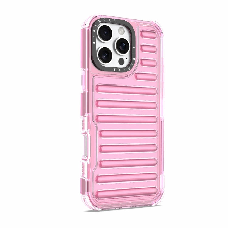 For iPhone 16 Pro Max High Transparency TPU Hybrid PC Airbag Phone Case