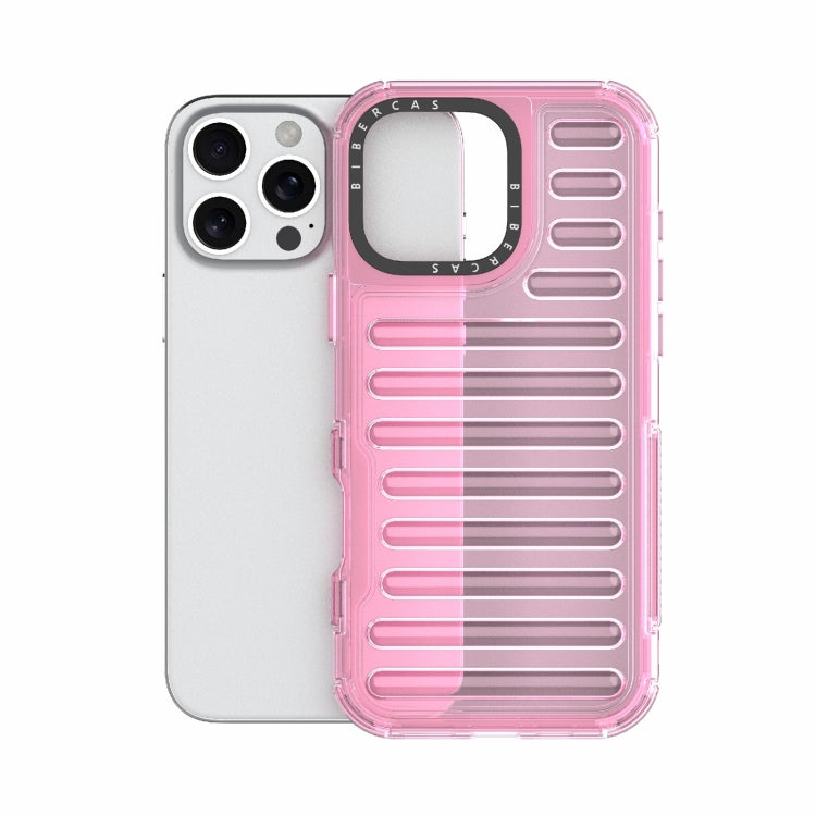 For iPhone 16 Pro Max High Transparency TPU Hybrid PC Airbag Phone Case