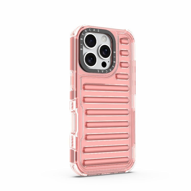 For iPhone 16 Pro High Transparency TPU Hybrid PC Airbag Phone Case