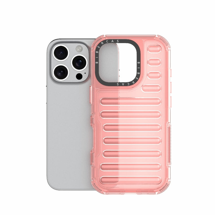 For iPhone 16 Pro High Transparency TPU Hybrid PC Airbag Phone Case