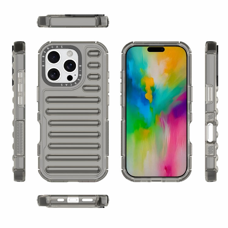 For iPhone 16 Pro High Transparency TPU Hybrid PC Airbag Phone Case