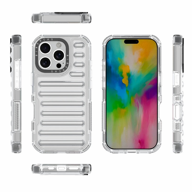 For iPhone 16 Pro High Transparency TPU Hybrid PC Airbag Phone Case