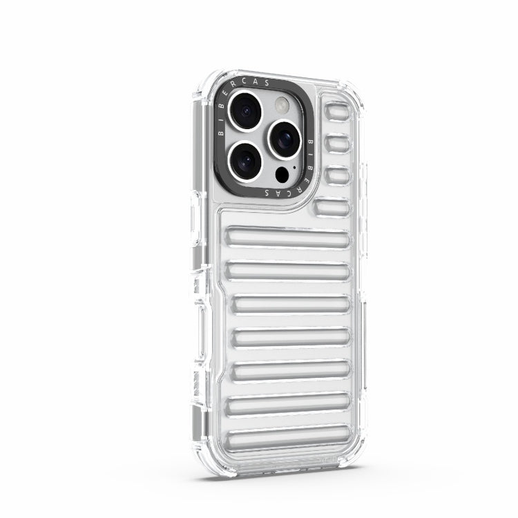For iPhone 16 Pro High Transparency TPU Hybrid PC Airbag Phone Case