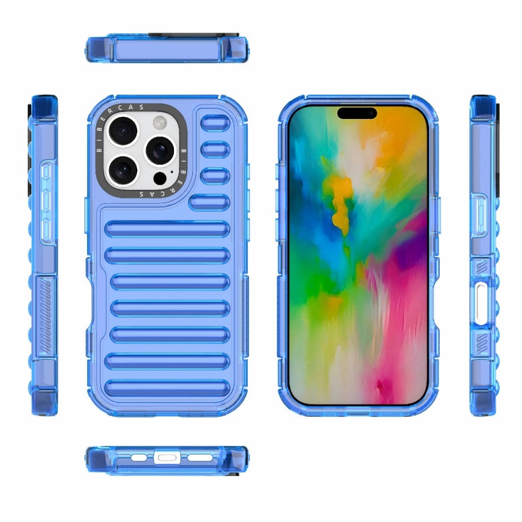 For iPhone 16 Pro High Transparency TPU Hybrid PC Airbag Phone Case