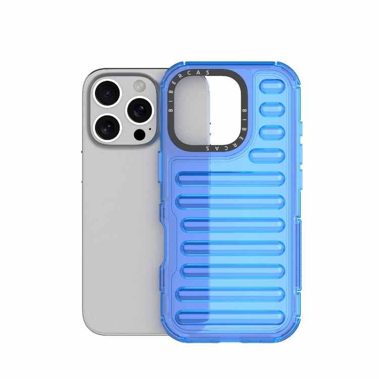 For iPhone 16 Pro High Transparency TPU Hybrid PC Airbag Phone Case