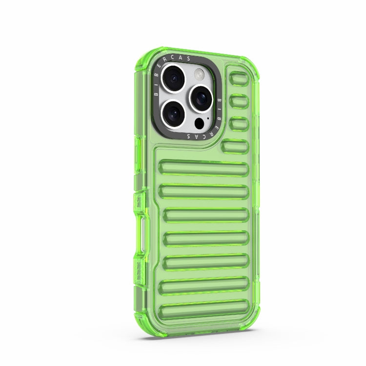 For iPhone 16 Pro High Transparency TPU Hybrid PC Airbag Phone Case