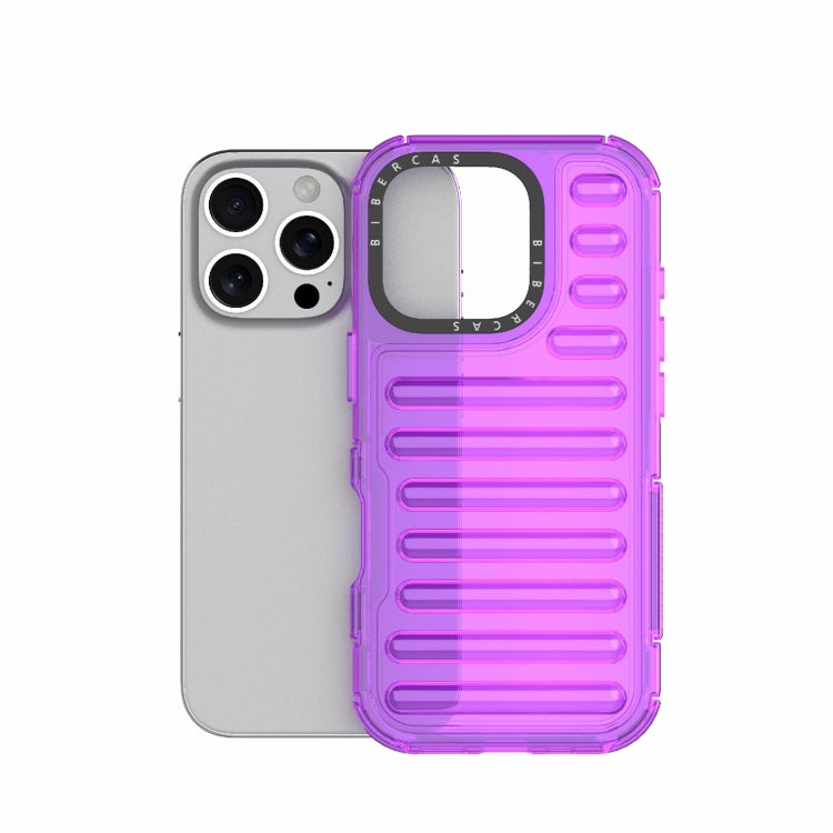 For iPhone 16 Pro High Transparency TPU Hybrid PC Airbag Phone Case