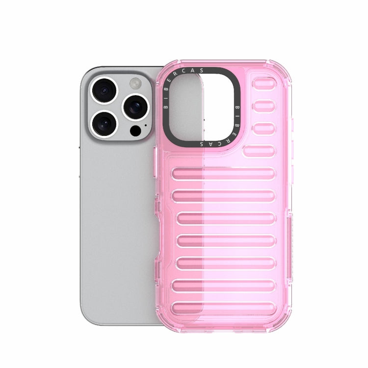For iPhone 16 Pro High Transparency TPU Hybrid PC Airbag Phone Case