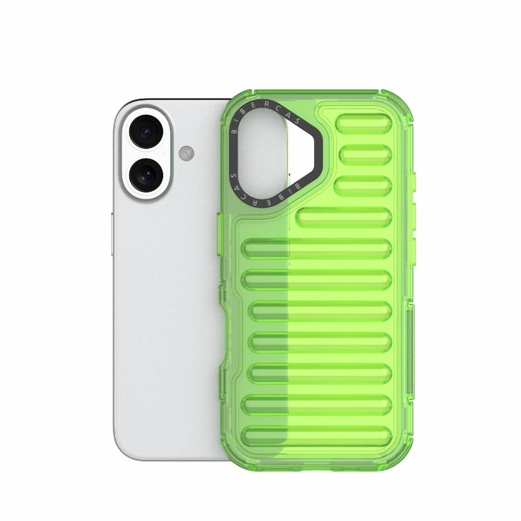 For iPhone 16 Plus High Transparency TPU Hybrid PC Airbag Phone Case