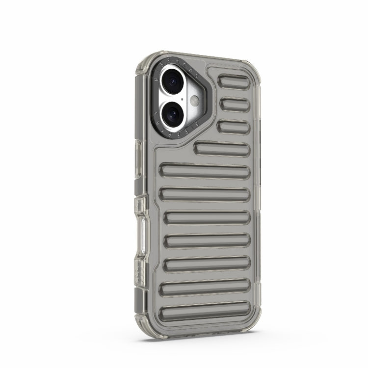 For iPhone 16 High Transparency TPU Hybrid PC Airbag Phone Case