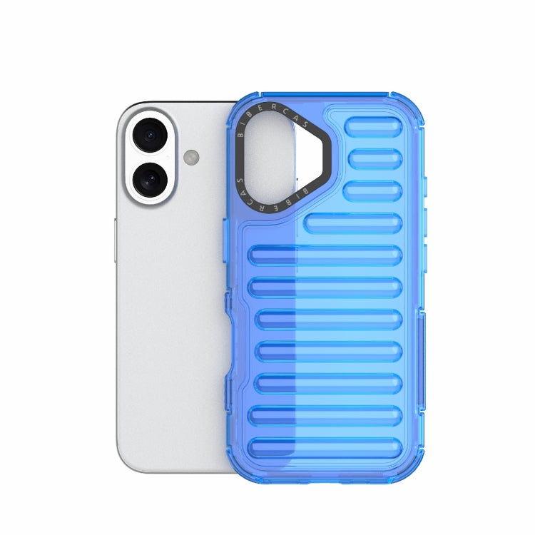 For iPhone 16 High Transparency TPU Hybrid PC Airbag Phone Case
