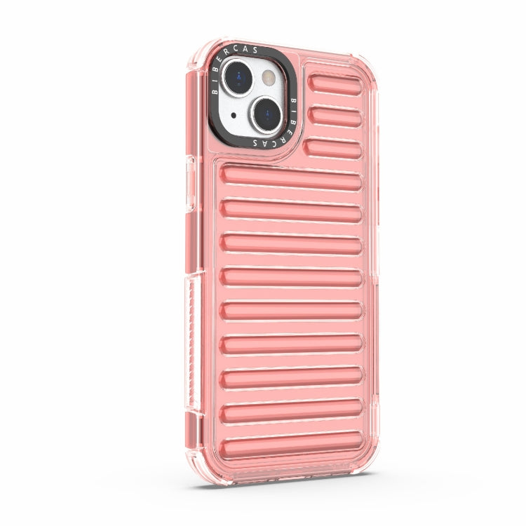 For iPhone 14 Plus High Transparency TPU Hybrid PC Airbag Phone Case