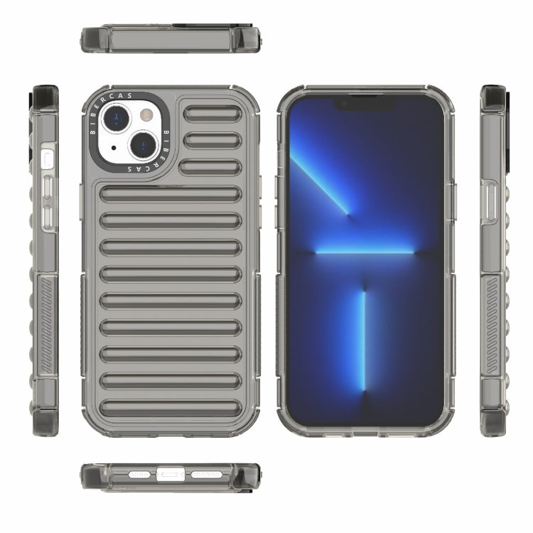 For iPhone 14 Plus High Transparency TPU Hybrid PC Airbag Phone Case