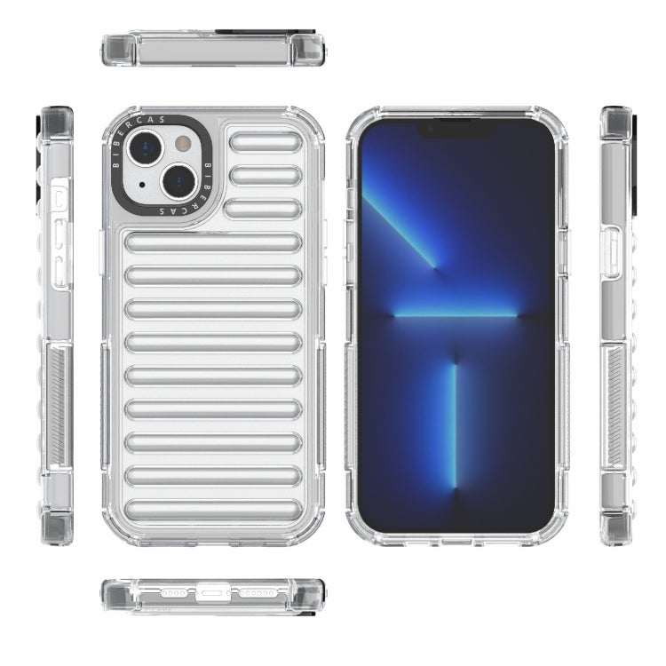 For iPhone 14 Plus High Transparency TPU Hybrid PC Airbag Phone Case