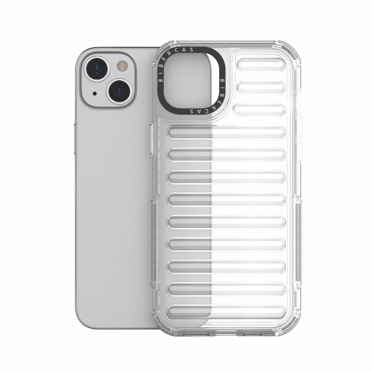 For iPhone 14 Plus High Transparency TPU Hybrid PC Airbag Phone Case