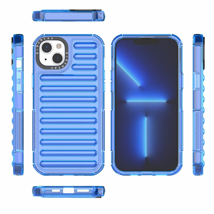 For iPhone 14 Plus High Transparency TPU Hybrid PC Airbag Phone Case