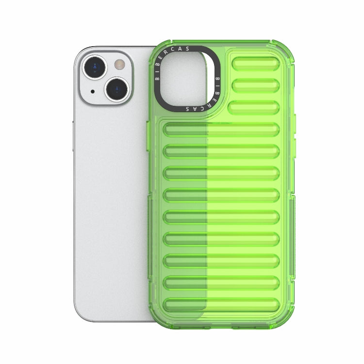 For iPhone 14 Plus High Transparency TPU Hybrid PC Airbag Phone Case