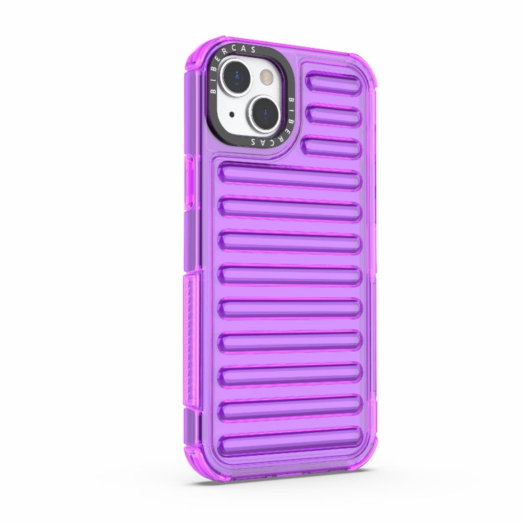 For iPhone 14 Plus High Transparency TPU Hybrid PC Airbag Phone Case