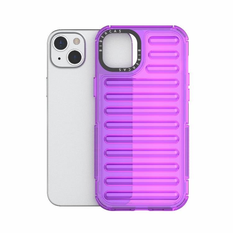 For iPhone 14 Plus High Transparency TPU Hybrid PC Airbag Phone Case