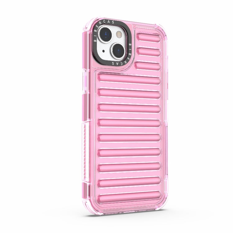 For iPhone 14 Plus High Transparency TPU Hybrid PC Airbag Phone Case
