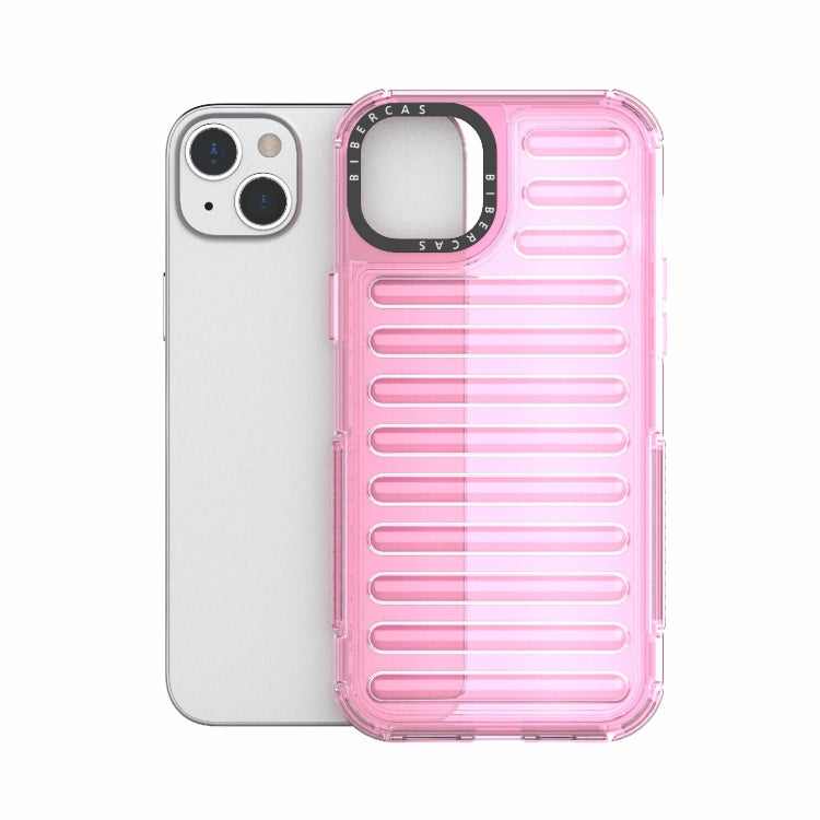 For iPhone 14 Plus High Transparency TPU Hybrid PC Airbag Phone Case