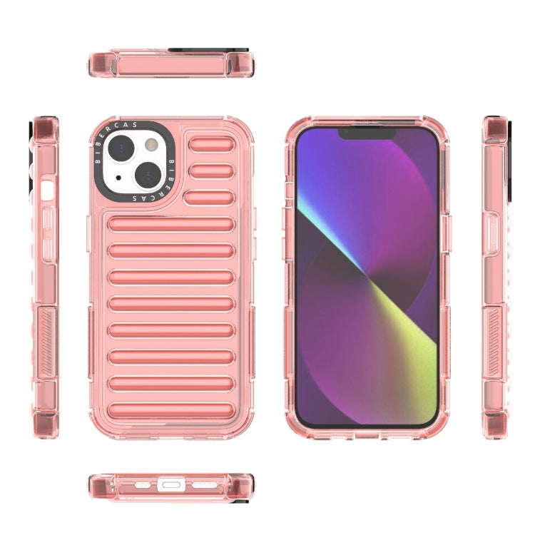 For iPhone 14 High Transparency TPU Hybrid PC Airbag Phone Case