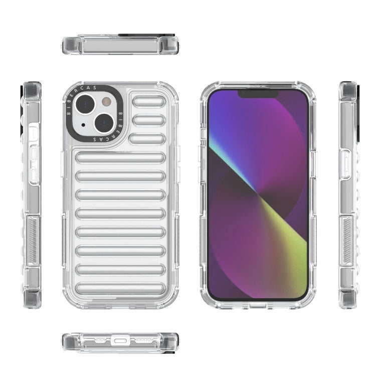 For iPhone 14 High Transparency TPU Hybrid PC Airbag Phone Case