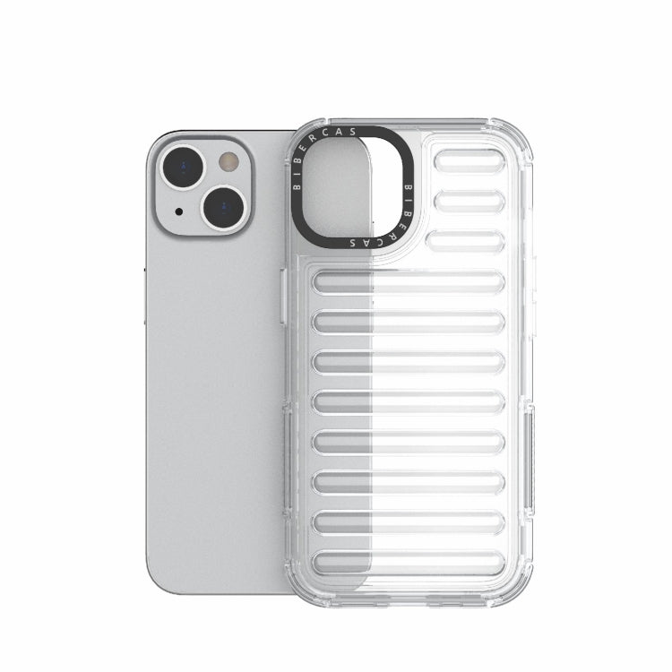 For iPhone 14 High Transparency TPU Hybrid PC Airbag Phone Case