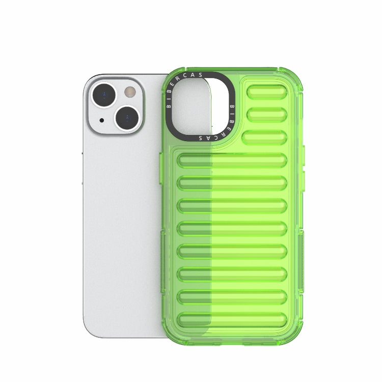 For iPhone 14 High Transparency TPU Hybrid PC Airbag Phone Case