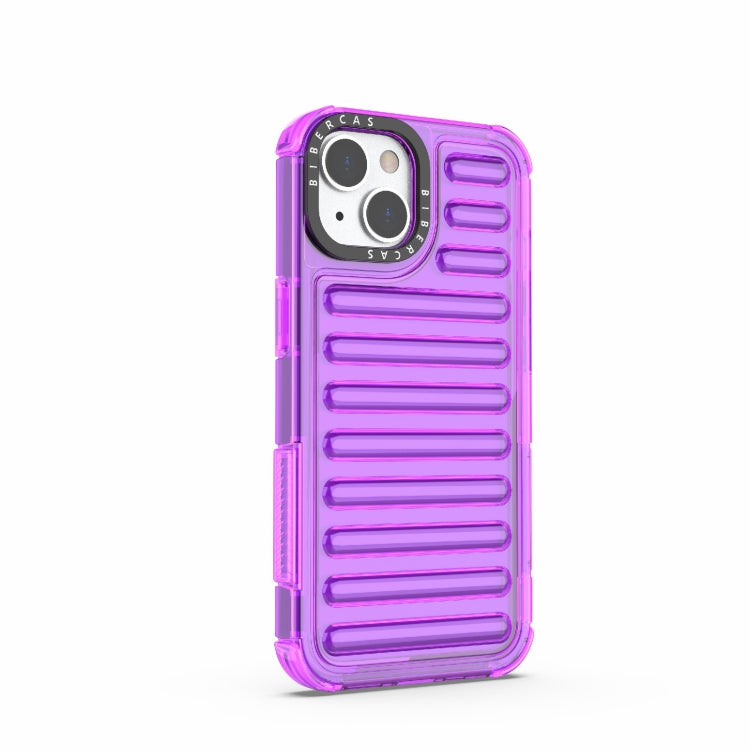 For iPhone 14 High Transparency TPU Hybrid PC Airbag Phone Case