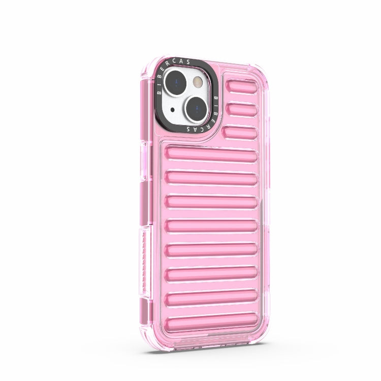 For iPhone 14 High Transparency TPU Hybrid PC Airbag Phone Case