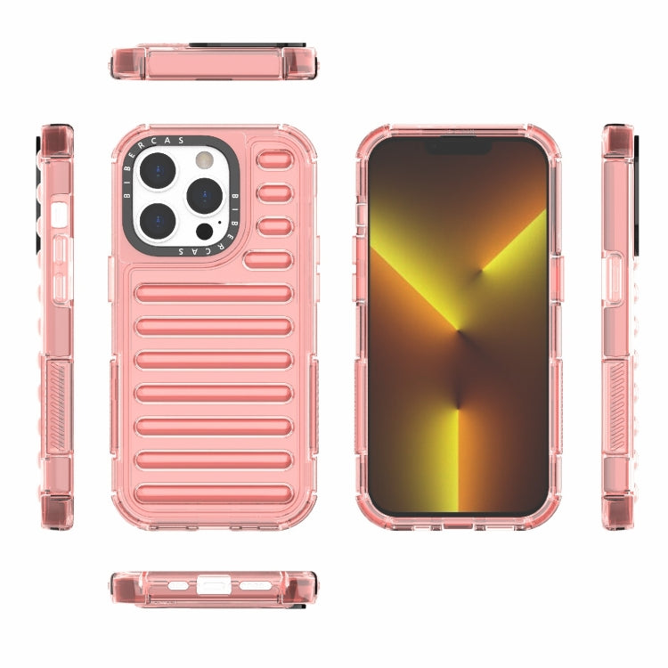 For iPhone 14 Pro High Transparency TPU Hybrid PC Airbag Phone Case