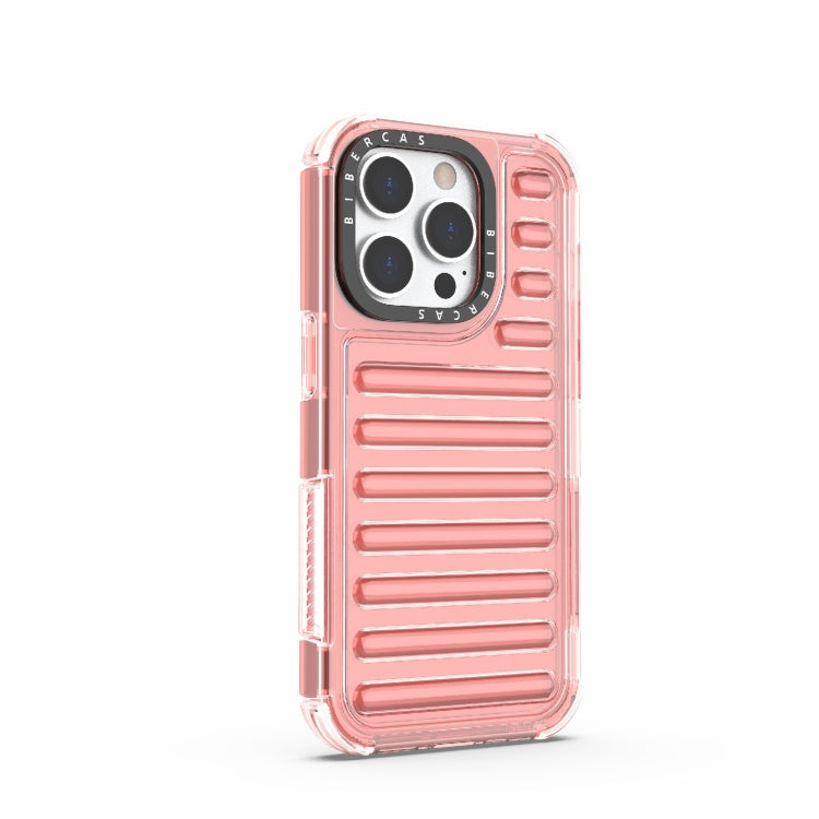 For iPhone 14 Pro High Transparency TPU Hybrid PC Airbag Phone Case