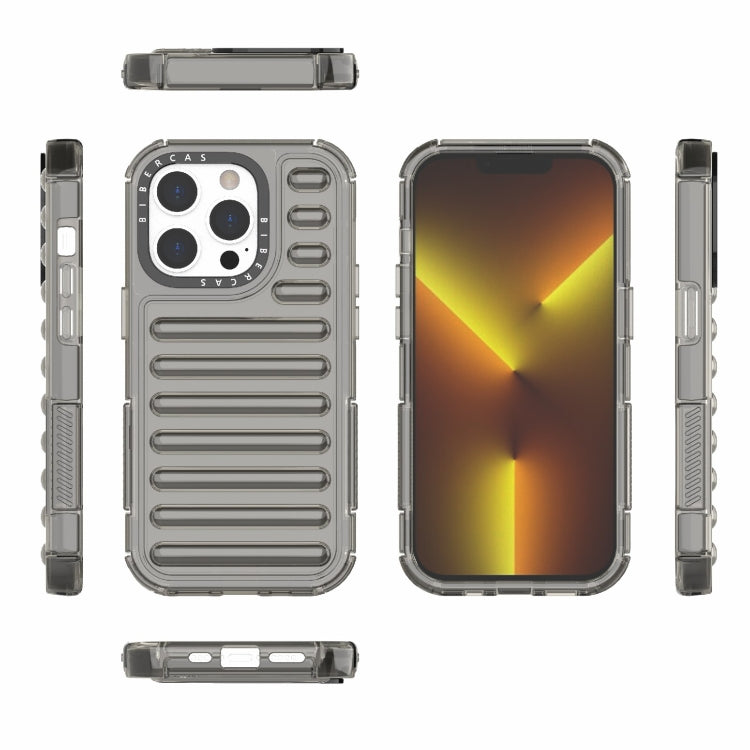 For iPhone 14 Pro High Transparency TPU Hybrid PC Airbag Phone Case