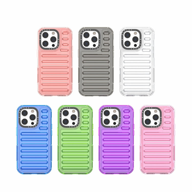 For iPhone 14 Pro High Transparency TPU Hybrid PC Airbag Phone Case