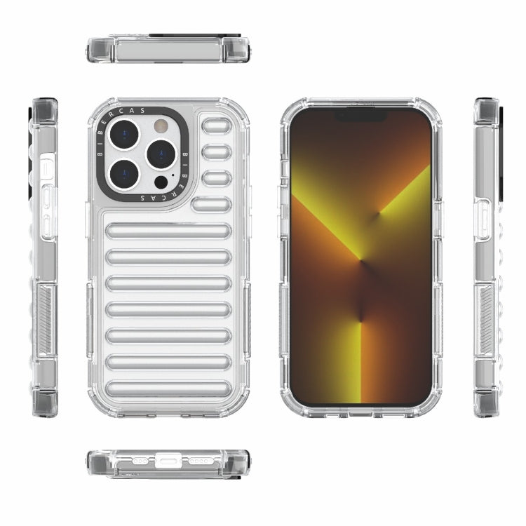 For iPhone 14 Pro High Transparency TPU Hybrid PC Airbag Phone Case