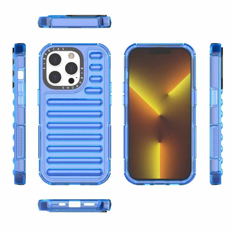 For iPhone 14 Pro High Transparency TPU Hybrid PC Airbag Phone Case