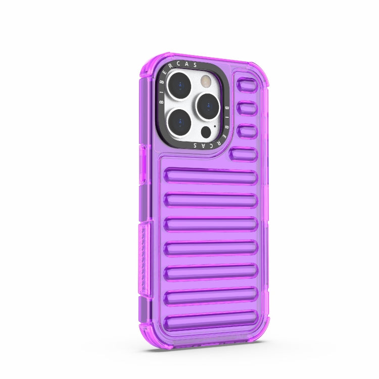 For iPhone 14 Pro High Transparency TPU Hybrid PC Airbag Phone Case