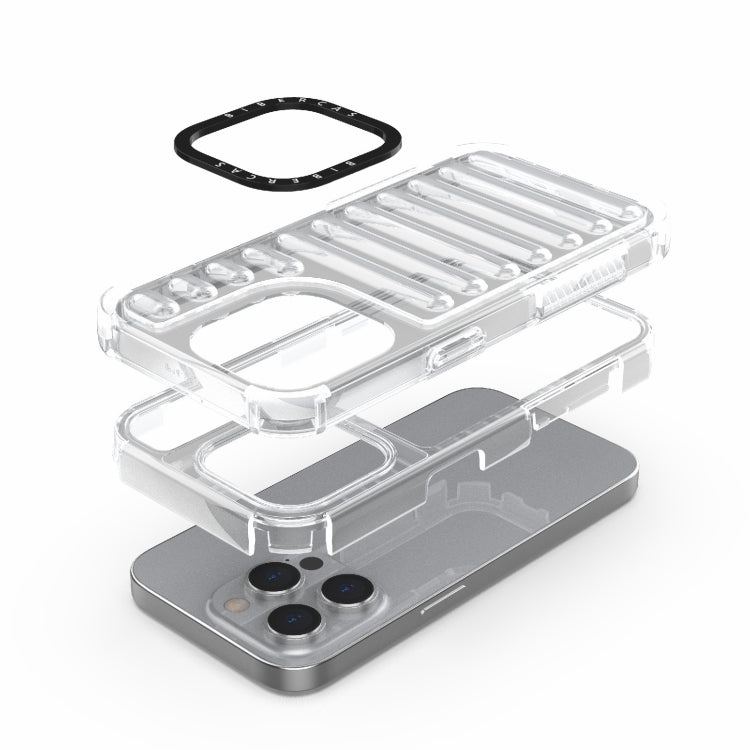 For iPhone 14 Pro High Transparency TPU Hybrid PC Airbag Phone Case
