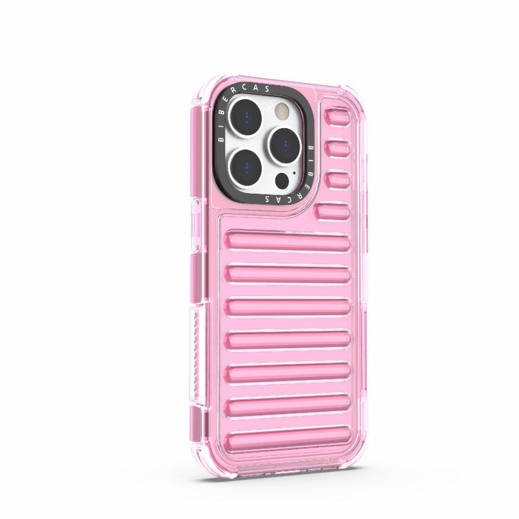 For iPhone 14 Pro High Transparency TPU Hybrid PC Airbag Phone Case