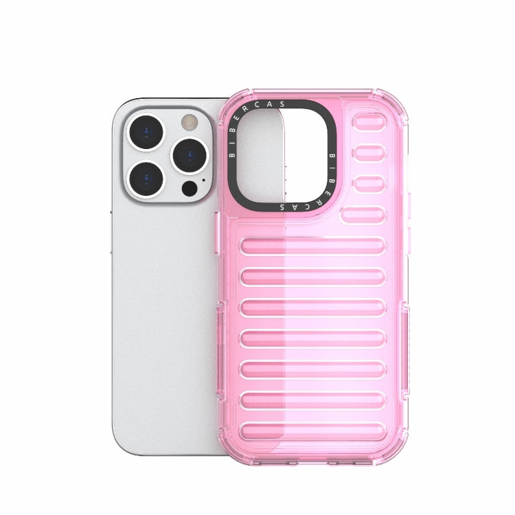 For iPhone 14 Pro High Transparency TPU Hybrid PC Airbag Phone Case