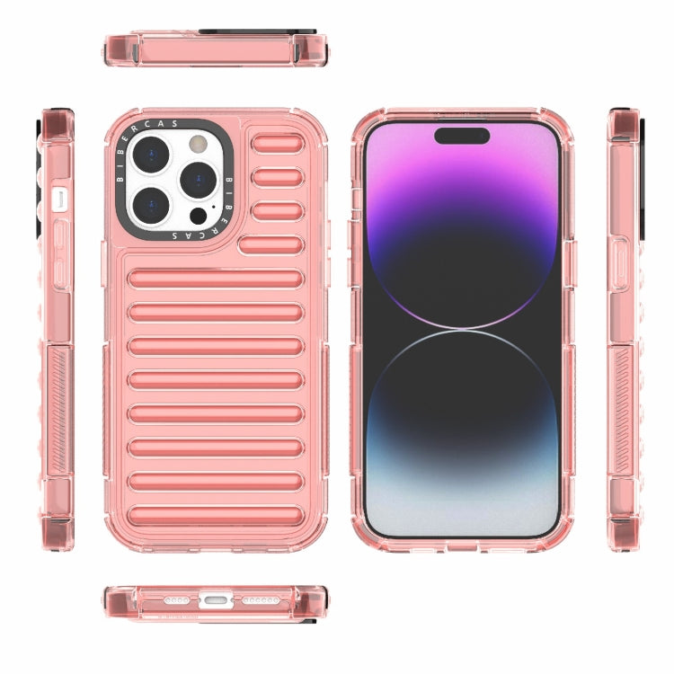 For iPhone 14 Pro Max High Transparency TPU Hybrid PC Airbag Phone Case