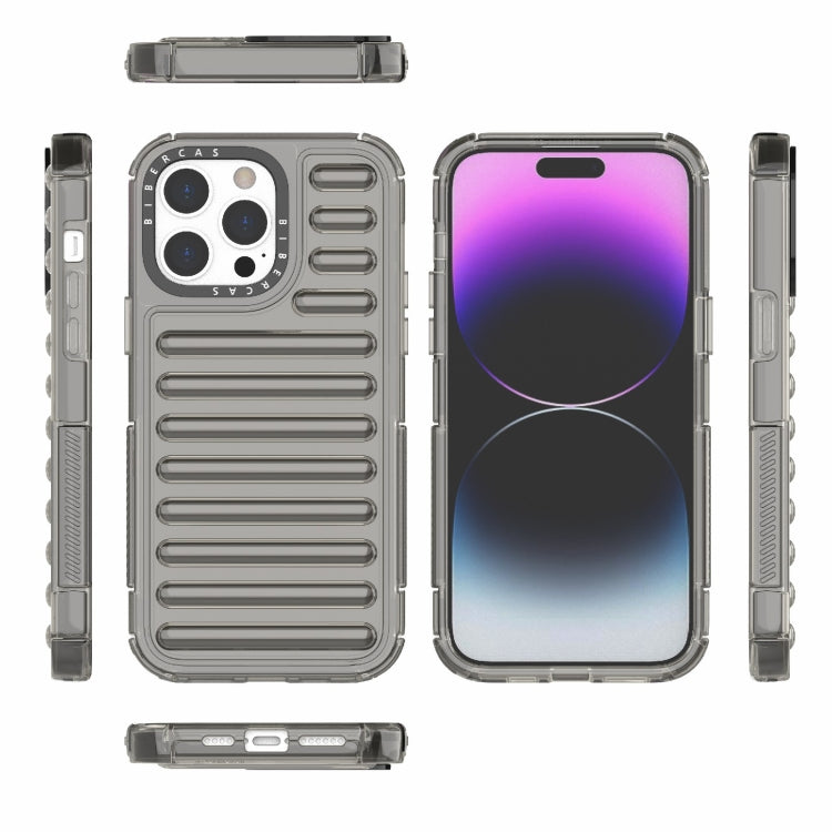 For iPhone 14 Pro Max High Transparency TPU Hybrid PC Airbag Phone Case