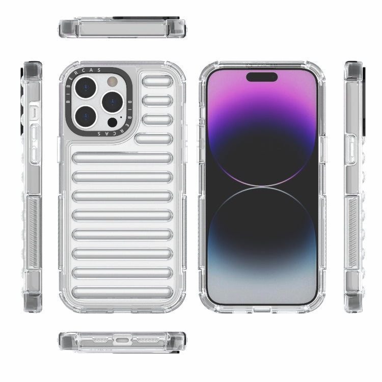 For iPhone 14 Pro Max High Transparency TPU Hybrid PC Airbag Phone Case