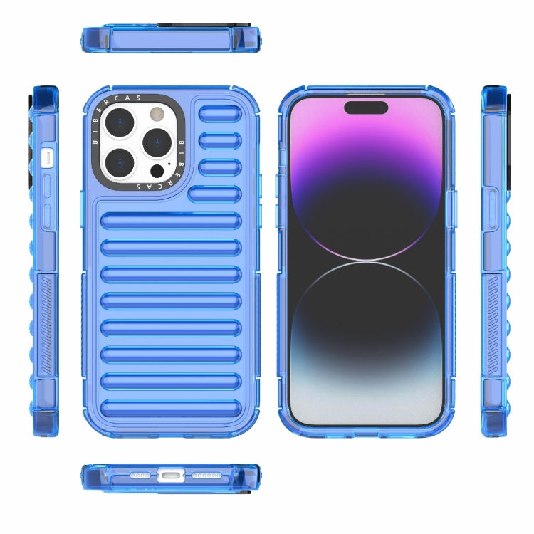 For iPhone 14 Pro Max High Transparency TPU Hybrid PC Airbag Phone Case