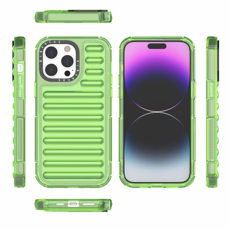 For iPhone 14 Pro Max High Transparency TPU Hybrid PC Airbag Phone Case