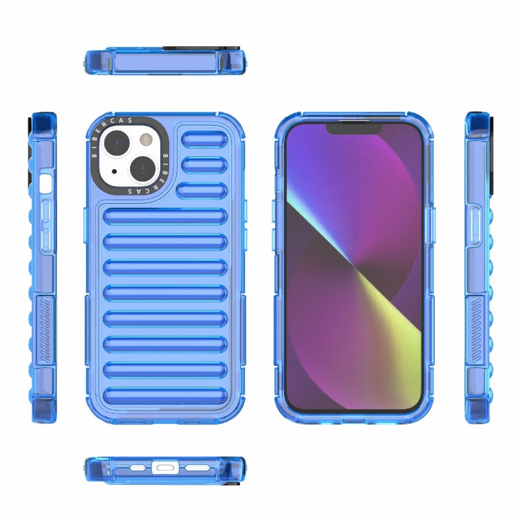 For iPhone 13 High Transparency TPU Hybrid PC Airbag Phone Case