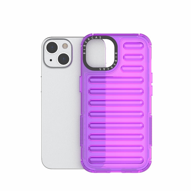 For iPhone 13 High Transparency TPU Hybrid PC Airbag Phone Case